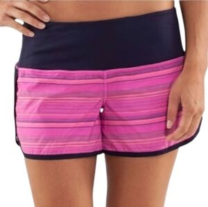 Lululemon Speed Short Gym Run Womens 6 Hiking Active Workout Pink 2012 Luxtreme